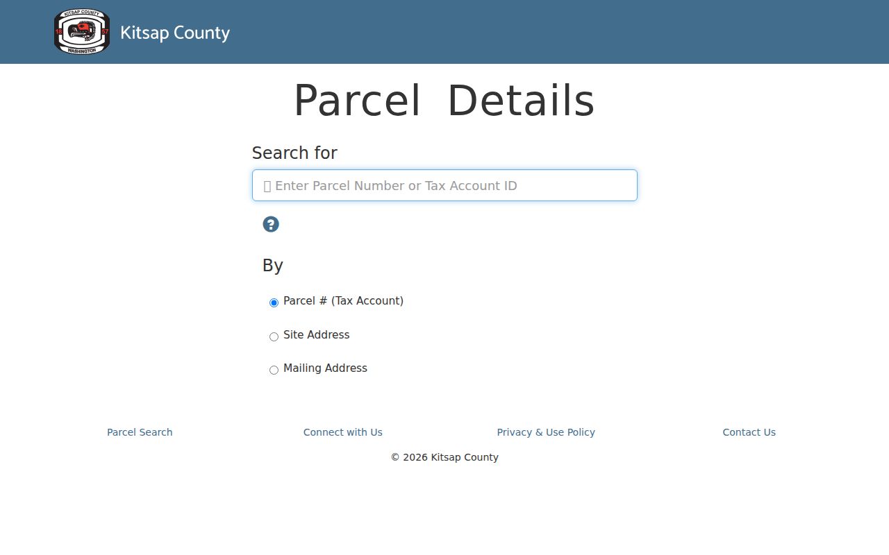 Bremerton residents directory Parcel Details search